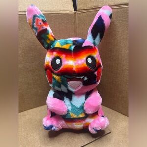 Pokeman Pikachu Aztec Tribal Print Plush Stuffed Animal
